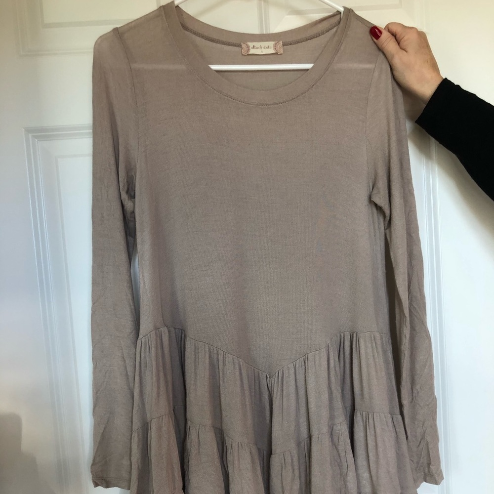 Gray altered state tunic tee💥